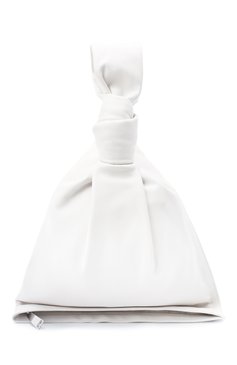 Женская сумка twist BOTTEGA VENETA белого цвета, арт. 607964/VCP40 | Фото 1 (Сумки-технические: Сумки top-handle; Материал: Натуральная кожа; Региональные ограничения белый список (Axapta Mercury): RU; Размер: large)