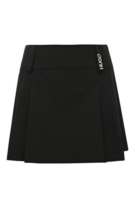 Женская юбка HUGO черного цвета по цене 19800 руб., арт. 50494302 | Фото 1