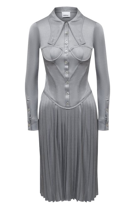 Женское платье BURBERRY серого цвета по цене 188000 руб., арт. 8031234 | Фото 1
