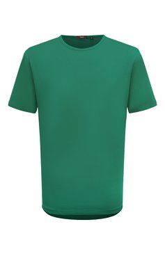 Мужская хлопковая футболка THEORY зеленого цвета, арт. J0194523 | Фото 1 (Принт: Без принта; Рукава: Короткие; Длина (для топов): Стандартные; Материал сплава: Проставлено; Материал внешний: Хлопок; Драгоценные камни: Проставлено; Стили: Кэжуэл)