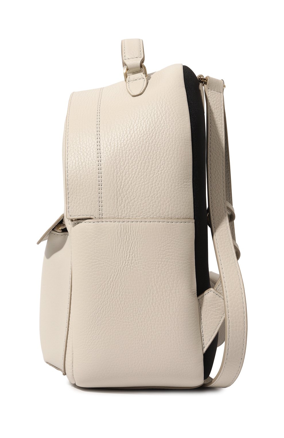 Женский рюкзак favola small FURLA кремвого цвета, арт. WB00897/BX0176 | Фото 4 (Материал: Натуральная кожа; Размер: mini; Стили: Кэжуэл)