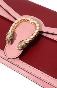 Женская сумка dionysus small GUCCI красного цвета, арт. 400249 18YQX | Фото 3 (Сумки-технические: Сумки через плечо; Материал: Натуральная кожа; Размер: small)