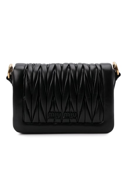 Женская сумка MIU MIU черного цвета по цене 265000 руб., арт. 5BD217-N88-F0002-OOO | Фото 1