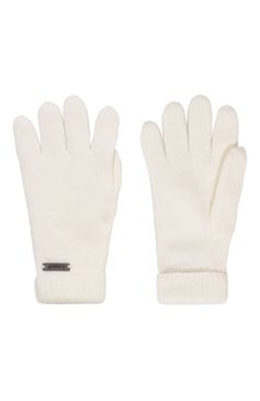 Детские шерстяные перчатки IL TRENINO белого цвета, арт. CL-4063/J | Фото 2 (Материал: Текстиль, Шерсть; Материал сплава: Проставлено; Нос: Не проставлено)