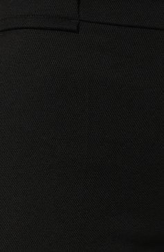 Женские шерстяные брюки A BETTER MISTAKE черного цвета, арт. 05D12P0057W WV043PD | Фото 5 (Материал внешний: Шерсть; Длина (брюки, джинсы): Стандартные; Женское Кросс-КТ: Брюки-одежда; Силуэт Ж (брюки и джинсы): Прямые; Материал сплава: Проставлено; Драгоценные камни: Проставлено; Стили: Кэжуэл)