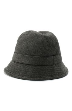 Женская кашемировая шляпа LORO PIANA темно-серого цвета, арт. FAL2348 | Фото 3 (Материал: Текстиль, Кашемир, Шерсть)