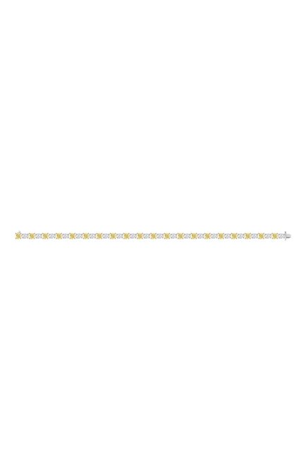 Женский браслет MERCURY бесцветного цвета, арт. MB24109/WYG/CUOV | Фото 2 (Материал сплава: Желтое золото; Драгоценные камни: Бриллианты)
