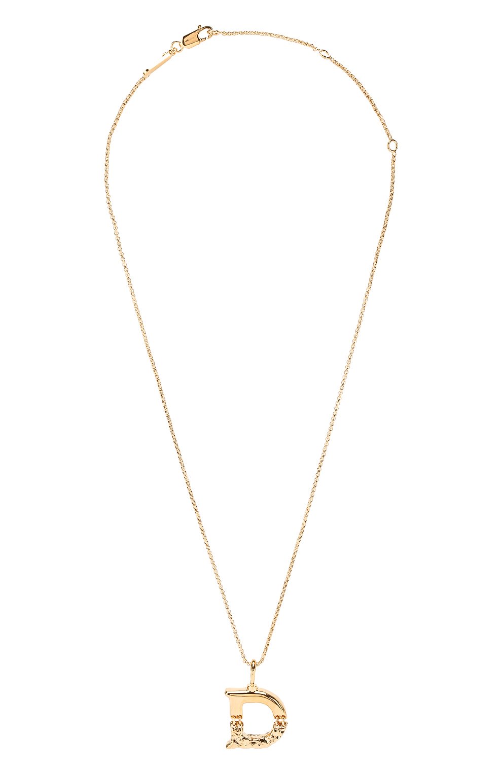 Женская подвеска на цепочке alphabet d CHLOÉ золотого цвета, арт. CHC20SF02DCB7 | Фото 1 (Материал: Металл)
