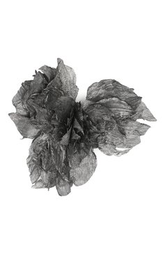 Женская брошь pion FLOWER ME черного цвета, арт. PION-NS016010L | Фото 1 (Материал: Текстиль)