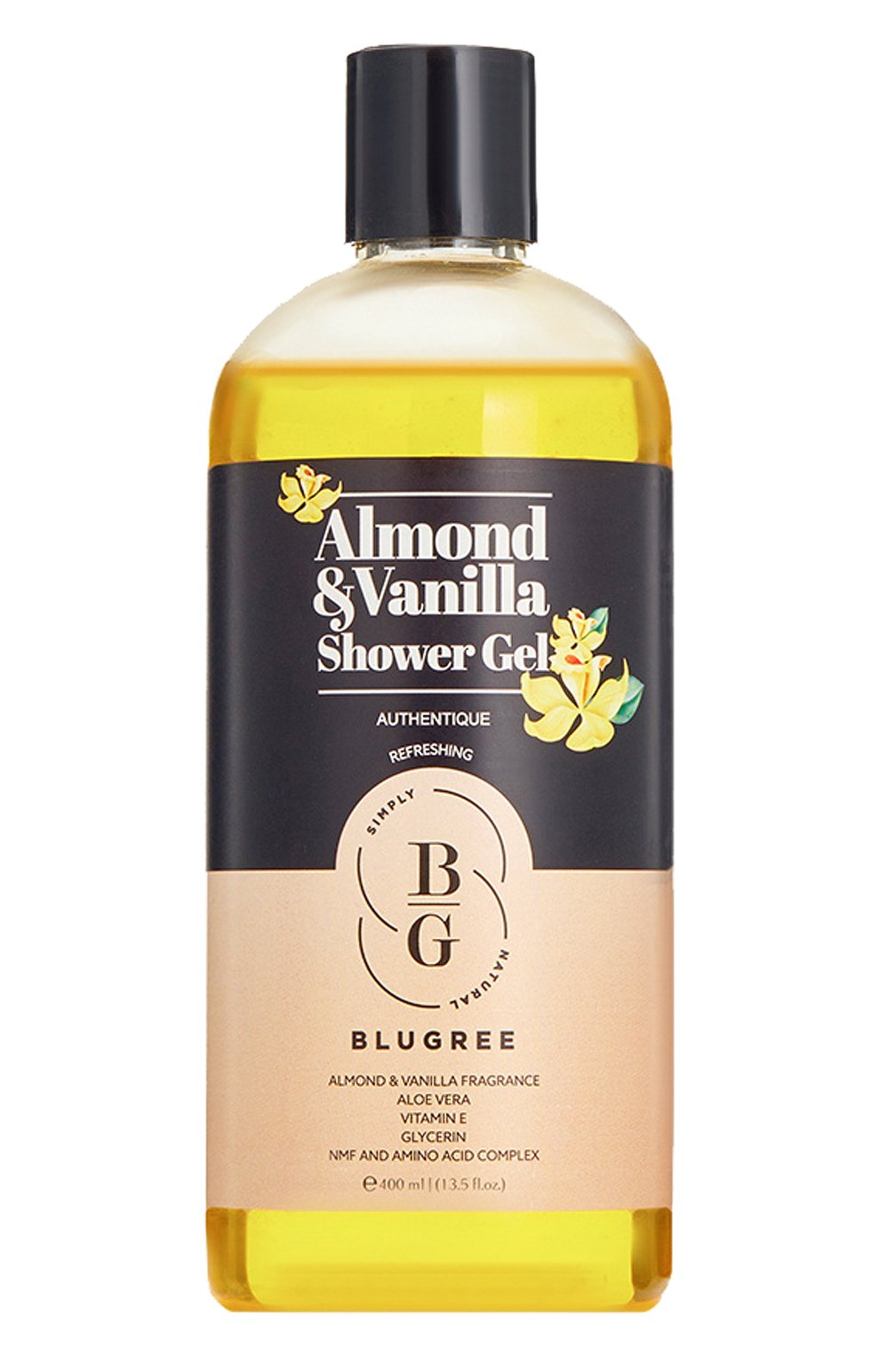 Гель для душа Миндаль-Ваниль (400ml) BLUGREE для женщин — купить за ...