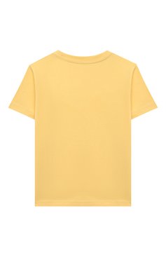 Детская хлопковая футболка POLO RALPH LAUREN желтого цвета, арт. 321832904 | Фото 2 (Рукава: Короткие; Региональные ограничения белый список (Axapta Mercury): RU; Материал сплава: Проставлено; Материал внешний: Хлопок; Мальчики Кросс-КТ: Футболка-одежда; Драгоценные камни: Проставлено; Ростовка одежда: 4 года | 104 см)