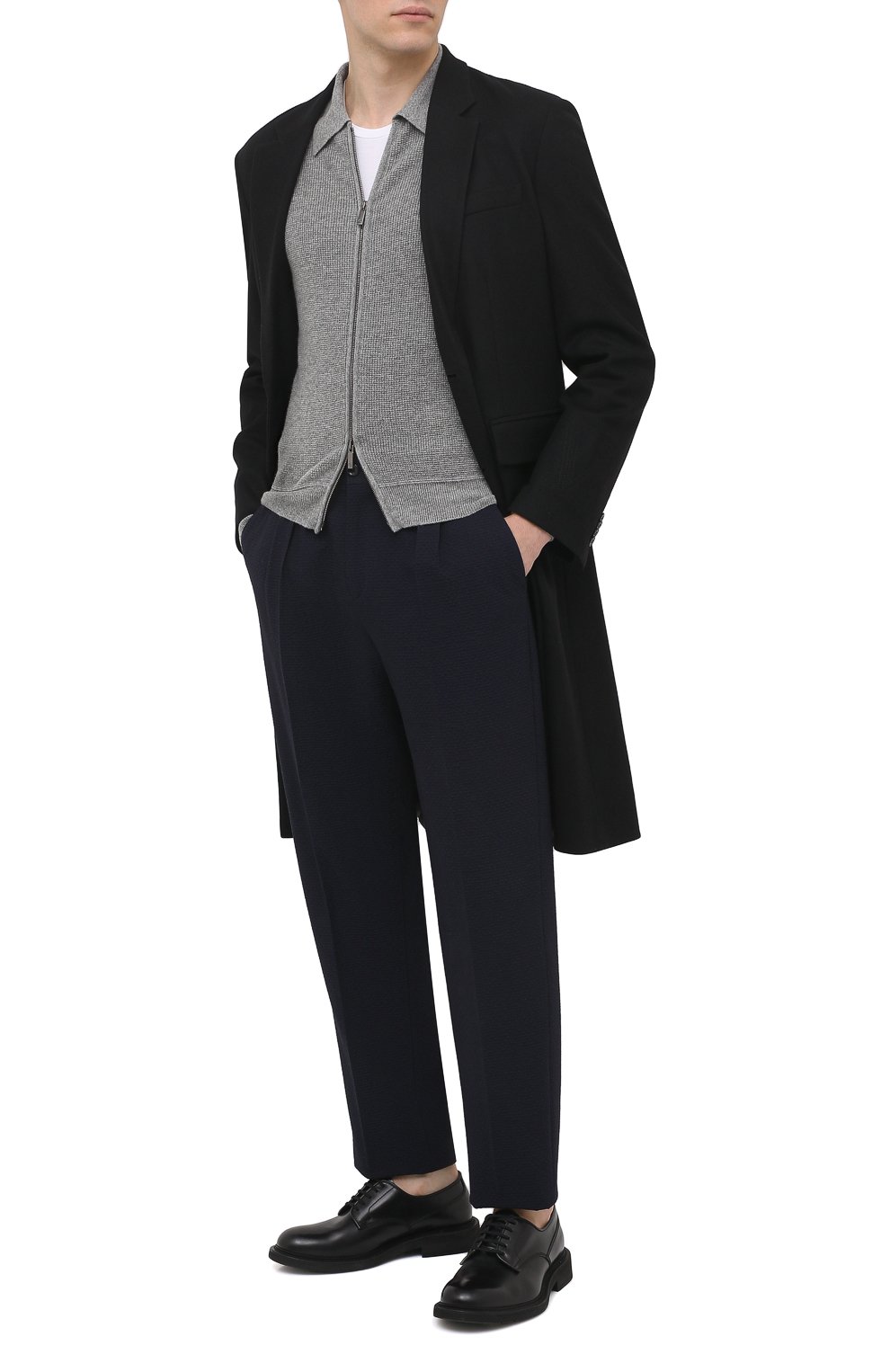 Хлопковые брюки Giorgio Armani  1SGPP0GS/T02EP Фото 2