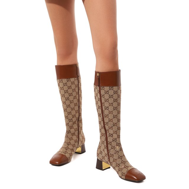 фото Текстильные сапоги ellis gucci