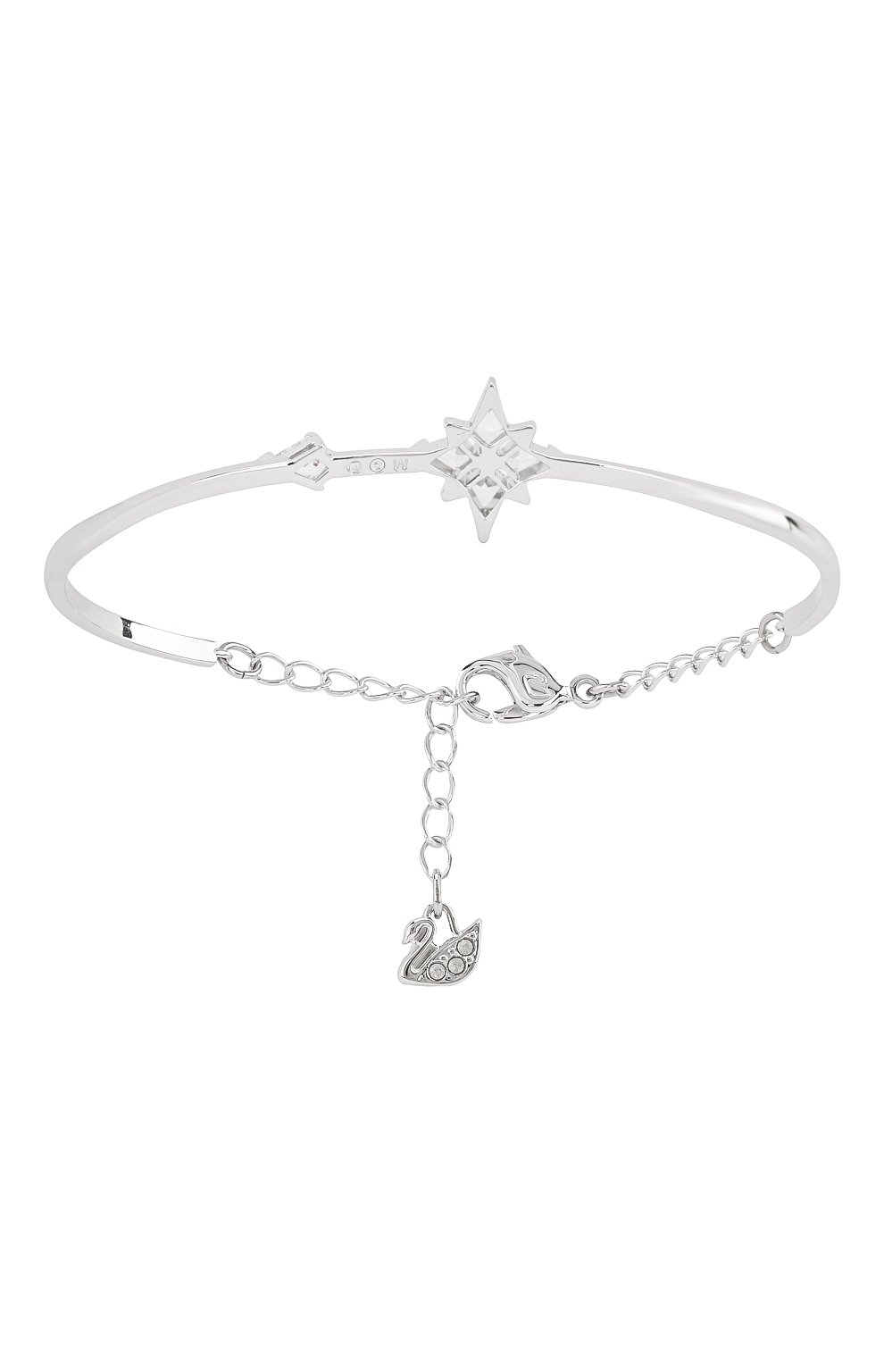 Женский браслет symbolic SWAROVSKI серебряного цвета, арт. 5511401 | Фото 2 (Материал: Металл; Статус проверки: Проверена категория)