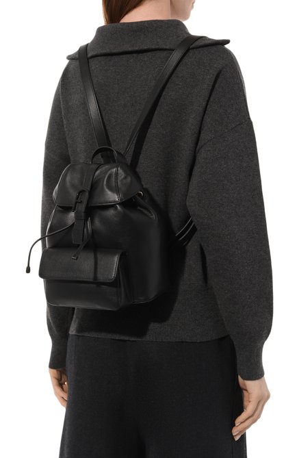 Женский рюкзак flow FURLA черного цвета, арт. WB01084/BX2045 | Фото 2 (Материал: Текстиль, Натуральная кожа; Размер: medium; Драгоценные камни: Проставлено; Материал сплава: Проставлено)