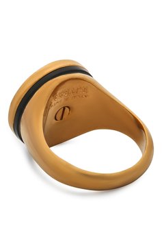 Мужское кольцо VERSACE золотого цвета, арт. DG57285/DJMR | Фото 3 (Материал: Металл)