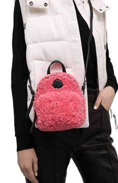 Женский рюкзак kilia small MONCLER розового цвета, арт. G2-09B-5L600-00-54AM6 | Фото 2 (Размер: mini; Ремень/цепочка: На ремешке; Материал: Текстиль; Стили: Кэжуэл)