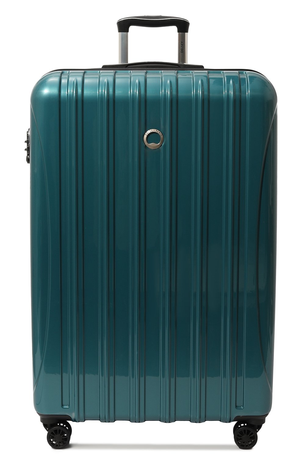 Женский дорожный чемодан st tropez DELSEY зеленого цвета, арт. 00007683022 | Фото 5 (Материал: Пластик; Материал сплава: Проставлено; Драгоценные камн и: Проставлено; Размер: large)