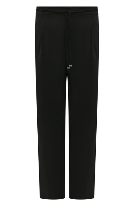Мужские шерстяные брюки SAINT LAURENT черного цвета по цене 83950 руб., арт. 583275/Y903V | Фото 1