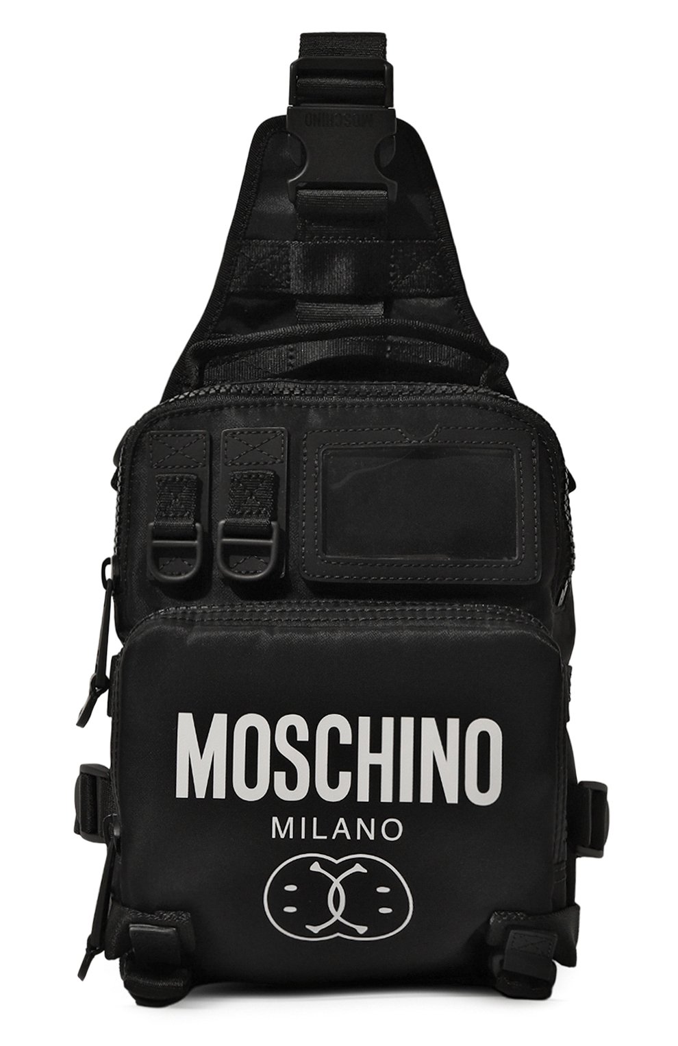 Фото Мужской черный текстильный рюкзак MOSCHINO, арт. A7409/8223 Венгрия A7409/8223 