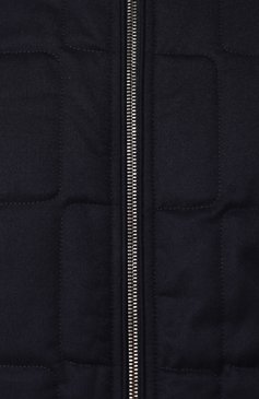 Мужской бомбер CANALI темно-синего цвета, арт. 040439/SG00410 | Фото 5 (Кросс-КТ: Куртка, бомбер; Материал внешний: Шерсть; Рукава: Длинные; Принт: Без принта; Материал сплава: Проставлено; Материал подклада: Синтетический материал; Мужское Кросс-КТ: Верхняя одежда; Ювелирные украшения: Назначено; Драгоценные камни: Проставлено; Длина (верхняя одежда): Короткие; Стили: Кэжуэл)