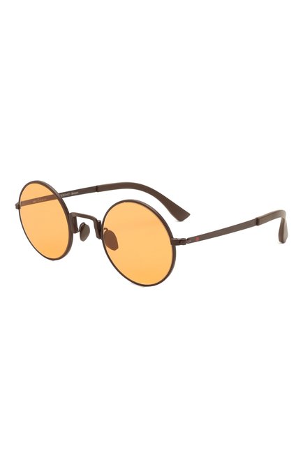 Мужские солнцезащитные очки KITON коричневого цвета, арт. U0C00101/00P | Фото 1 (Тип очков: С/з; Региональные ограничения белый список (Axapta Mercury): RU; Кросс-КТ: С/з-мужское; Очки форма: Круглые; Оптика Гендер: оптика-мужское)