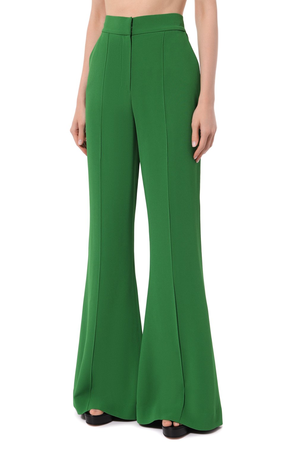 Женские зеленые брюки ELIE SAAB купить в интернет-магазине ЦУМ, арт. 15081