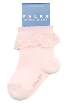 Детские хлопковые носки FALKE светло-розового цвета, арт. 12121 | Фото 1 (Материал: Текстиль, Хлопок; Статус проверки: Проверена категория)