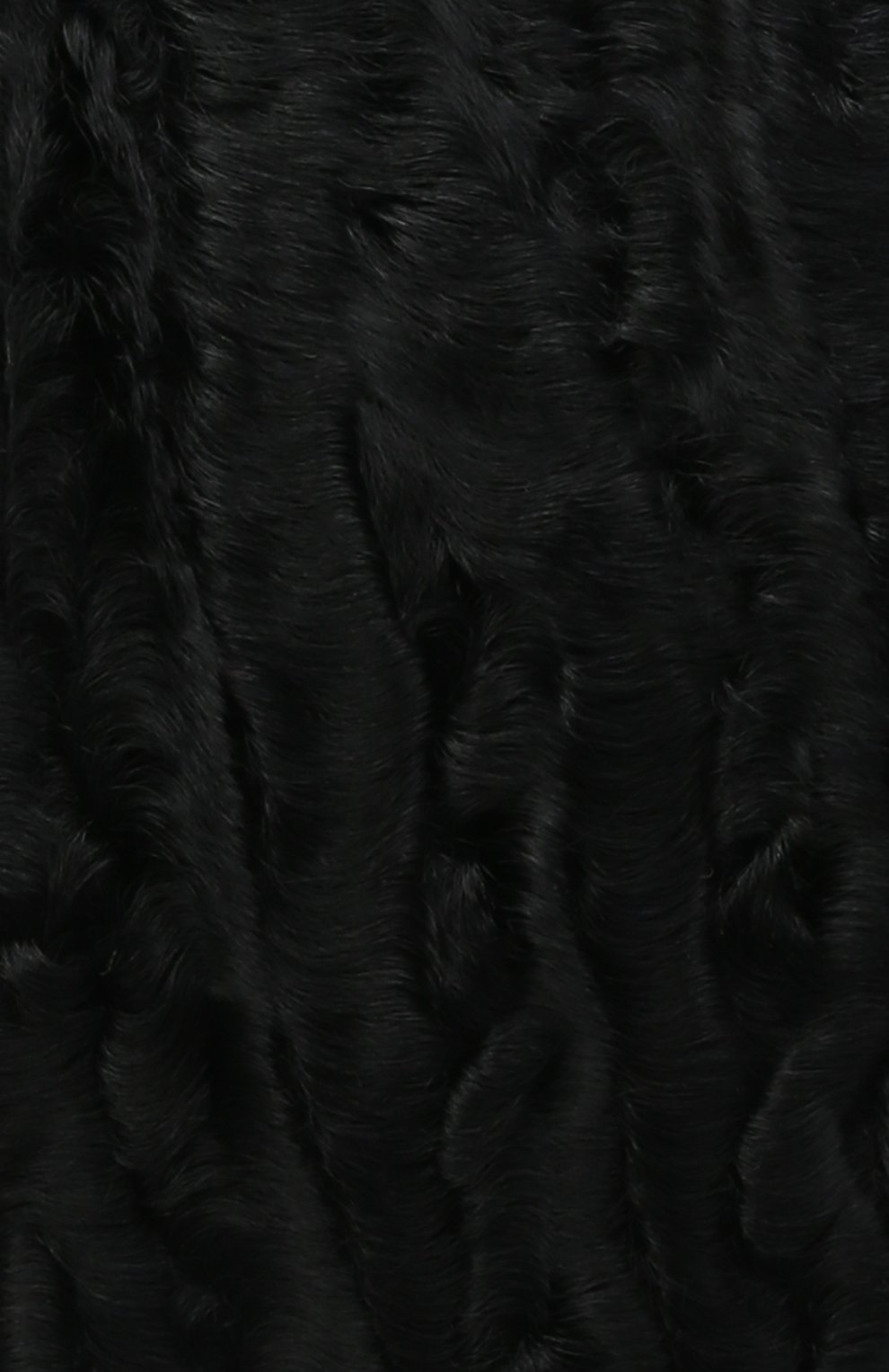 Женский берет из меха каракульчи FURLAND черного цвета, арт. 0003801710063900000 | Фото 4 (Материал: Натуральный мех)