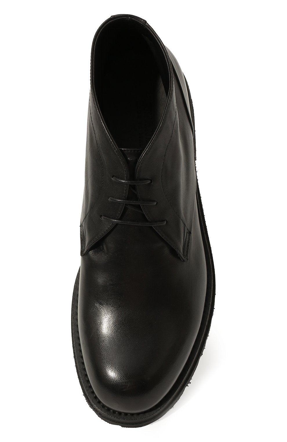 Мужские кожаные ботинки PANTANETTI черного цвета, арт. 15813E/SHIVER | Фото 6 (Материал утеплителя: Натуральный мех; Мужское Кросс-КТ: Ботинки-обувь, Дезерты-обувь, зимние ботинки; Материал внутренний: Натуральная кожа; Подошва: Плоская)