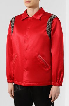 Мужская куртка из смеси хлопка и вискозы JUST DON красного цвета, арт. 0RCJ_RED | Фото 3 (Кросс-КТ: Куртка, Ветровка; Рукава: Длинные; Материал внешний: Хлопок, Вискоза; Материал подклада: Синтетический материал; Мужское Кросс-КТ: Верхняя одежда; Длина (верхняя одежда): Короткие; Статус проверки: Проверена категория)