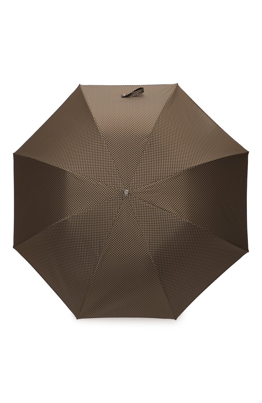 Мужской складной зонт PASOTTI OMBRELLI коричневого цвета, арт. 64S/52682/4/PELLE | Фото 1 (Материал: Текстиль, Синтетический материал, Металл)