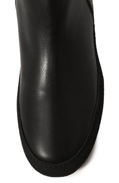 Мужские кожаные сапоги N.O.S черного цвета, арт. WIN002/KIPS/BLACK | Фото 6 (Материал утеплителя: Натуральный мех; Мужское Кросс-КТ: зимние сапоги, Сапоги-обувь; Подошва: Массивная)