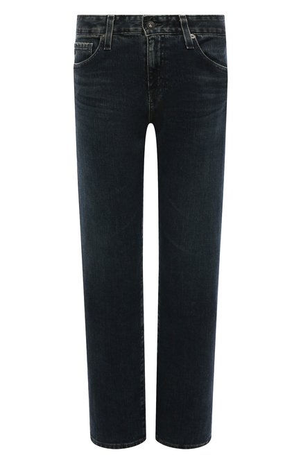 Женские джинсы AG ADRIANO GOLDSCHMIED синего цвета, арт. LED1575/SB0X | Фото 1 (Материал внешний: Хлопок; Длина (брюки, джинсы): Стандартные)