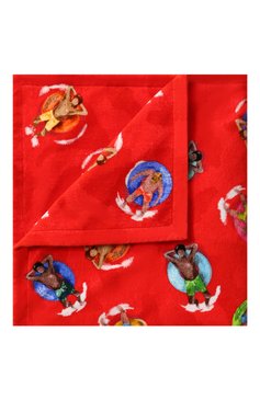 Мужские хлопковое полотенце ZEGNA красного цвета, арт. N7P001030 | Фото 1 (Материал: Текстиль, Хлопок; Кросс-КТ: Пляж; Материал сплава: Проставлено; Нос: Не проставлено)