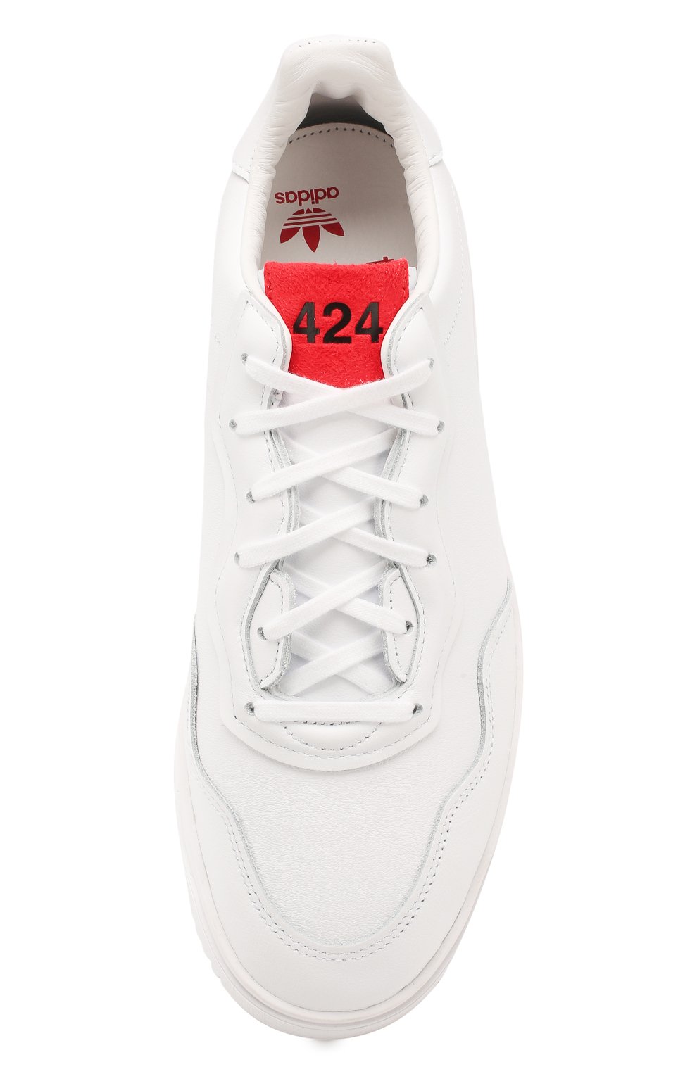 Мужские белые кожаные adidas 424 supercourt premiere ADIDAS купить в ЦУМ, арт. FX6740