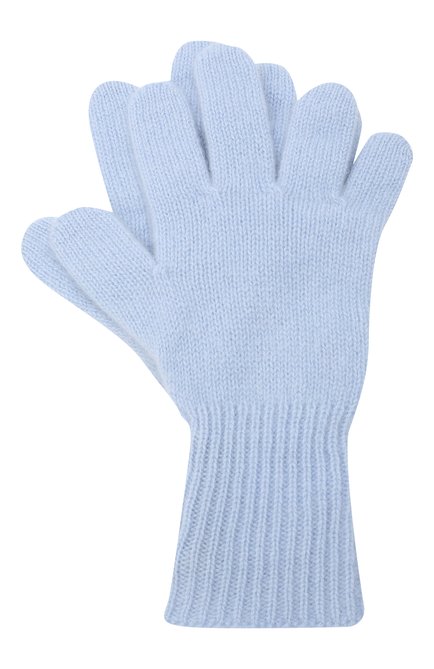 Детские кашемировые перчатки GIORGETTI CASHMERE голубого цвета, арт. MB1699/12A | Фото 1 (Материал: Кашемир, Шерсть, Текстиль; Региональные ограничения белый список (Axapta Mercury): RU)