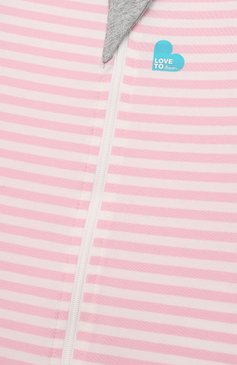 Детский комбинезон-мешок переходного этапа LOVE TO DREAM розового цвета, арт. L20 01 002 PK XL | Фото 3 (Материал внешний: Хлопок)