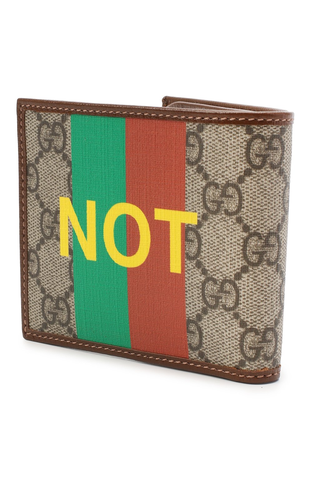 Мужской коричневый портмоне «fake/not» GUCCI купить в интернет-магазине  ЦУМ, арт. 636166/2GCAG