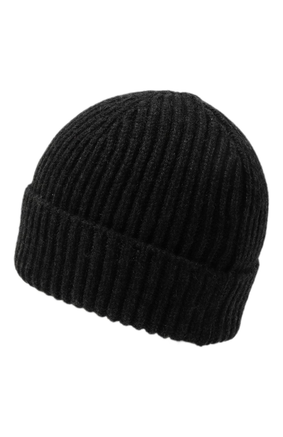 Мужская кашемировая шапка FEDELI темно-серого цвета, арт. 6UI07302 | Фото 2 (Материал: Текстиль, Кашемир, Шерсть; Кросс-КТ: Трикотаж; Материал сплава: Проставлено; Нос: Не проставлено)