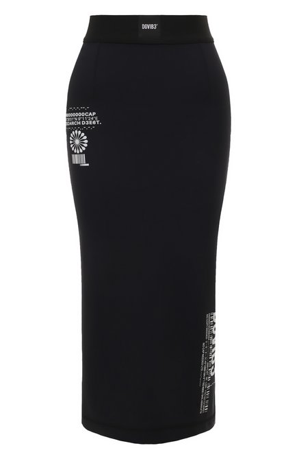 Женская юбка DOLCE & GABBANA черного цвета по цене 67850 руб., арт. F4CSZT/FUGCZ | Фото 1