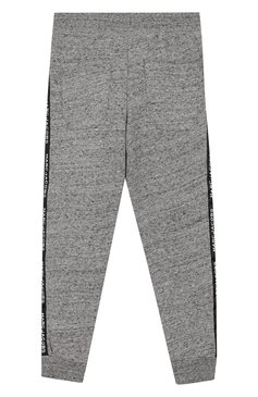 Детские хлопковые джоггеры MARC JACOBS (THE) серого цвета, арт. W24203 | Фото 2 (Региональные ограничения белый список (Axapta Mercury): RU; Материал внешний: Хлопок; Мальчики Кросс-КТ: Джоггеры-одежда; Статус проверки: Проверена категория)