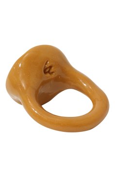 Женское кольцо LILI ARCHIVE горчичного цвета, арт. RM100C49S187 | Фото 3 (Региональные ограничения белый список (Axapta Mercury): Не проставлено; Нос: Не проставлено; Материал: Пластик, Керамика)