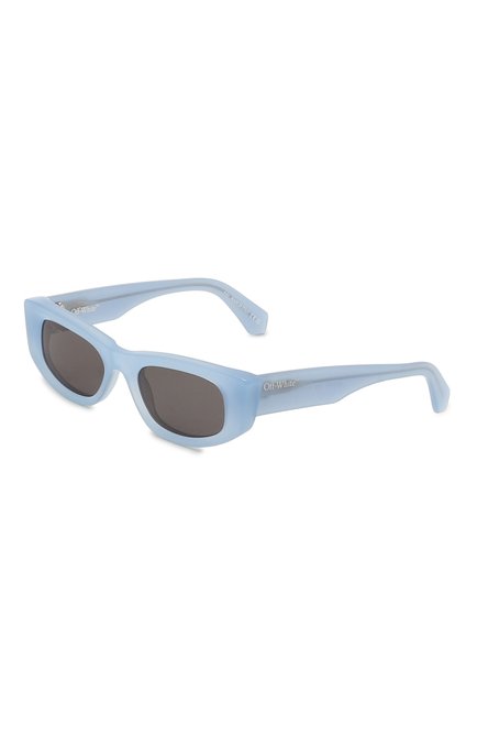 Женские солнцезащитные очки OFF-WHITE голубого цвета по цене 38100 руб., арт. 0ERI090/4007 | Фото 1