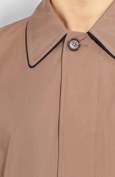 Мужской шелковый плащ BRIONI темно-бежевого цвета, арт. S0PK0L/P843X | Фото 5 (Мужское Кросс-КТ: Плащ-верхняя одежда, Верхняя одежда; Материал внешний: Шелк; Рукава: Длинные; Длина (верхняя одежда): До середины бедра; Региональные ограничения белый список (Axapta Mercury): RU; Материал сплава: Проставлено; Стили: Классический; Драгоценные камни: Проставлено; Материал подклада: Купро)