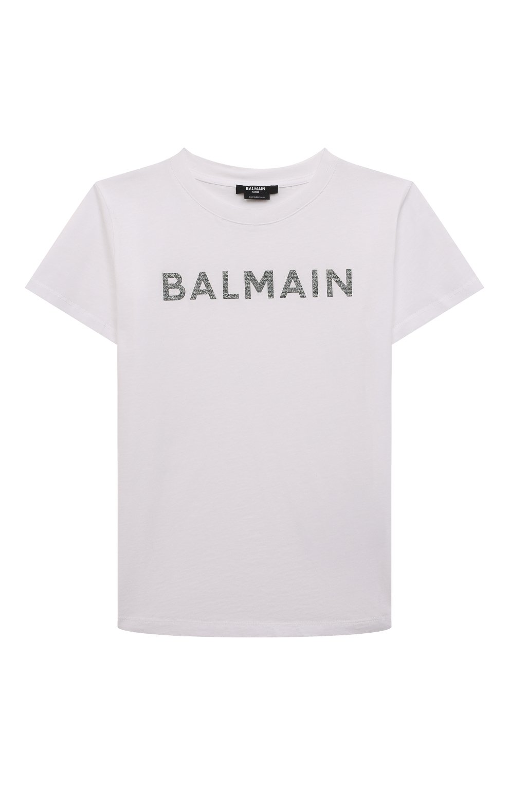 Хлопковая футболка Balmain BS8A31