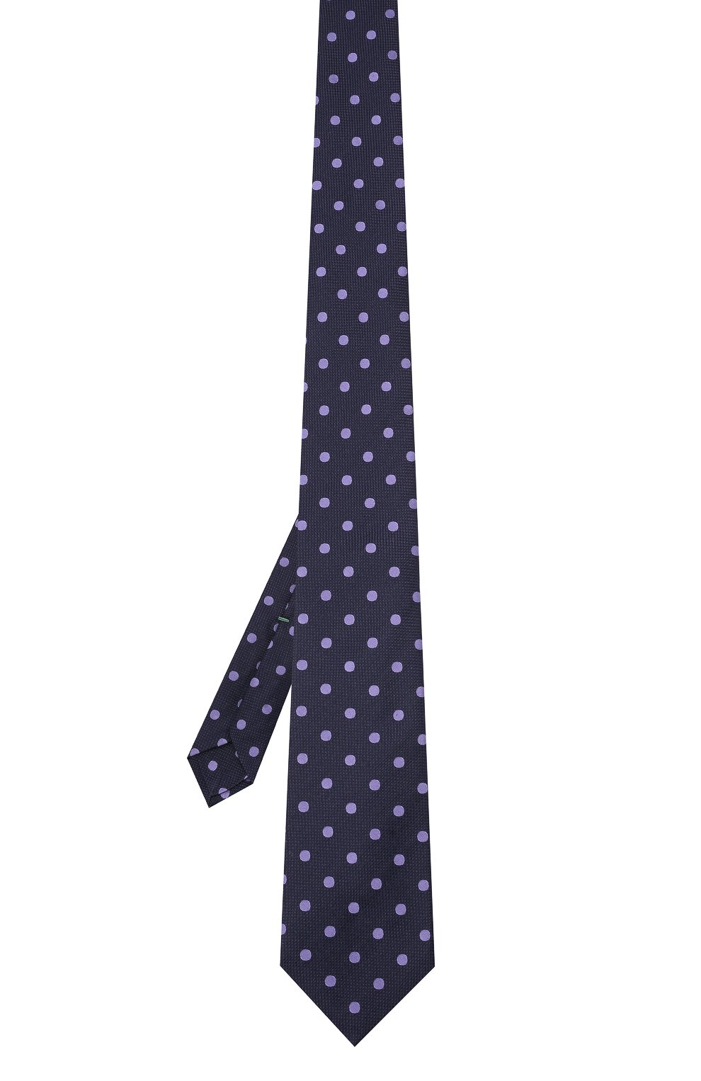 Мужской шелковый галстук LUIGI BORRELLI синего цвета, арт. CR361176 | Фото 3 (Принт: С принтом; Материал: Текстиль, Шелк)