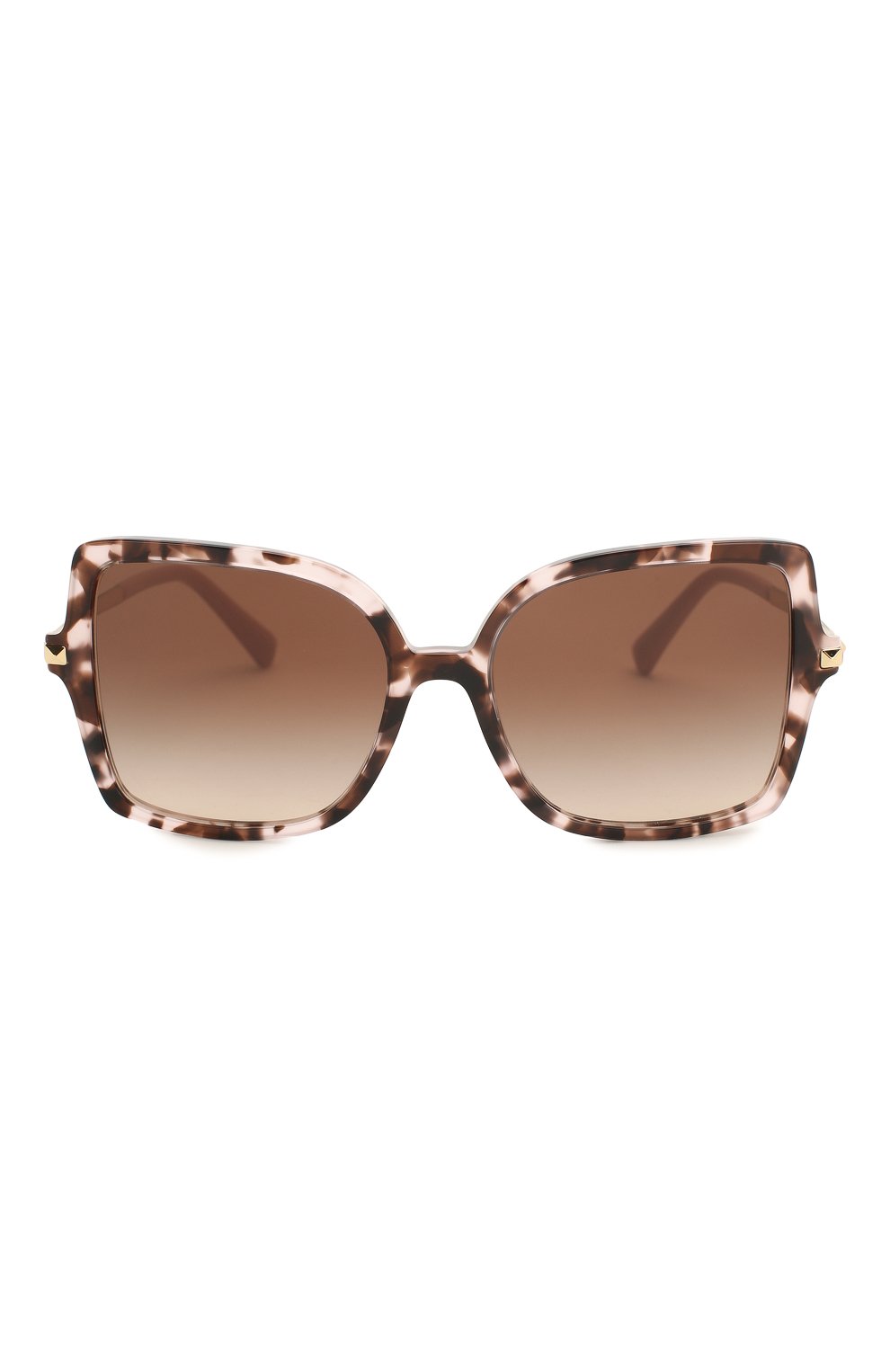 Женские солнцезащитные очки VALENTINO коричневого цвета, арт. 4072-509813 | Фото 3 (Тип очков: С/з; Оптика Гендер: оптика-женское; Очки форма: Бабочка)