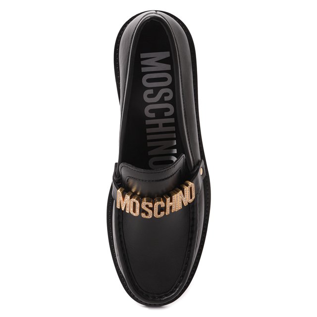 фото Кожаные лоферы moschino