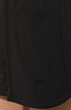 Женские шорты JUUN.J черного цвета, арт. JW3421W525 | Фото 5 (Женское Кросс-КТ: Шорты-одежда; Длина Ж (юбки, платья, шорты): Мини; Материал внешний: Синтетический материал; Стили: Спорт-шик; Материал подклада: Синтетический материал)